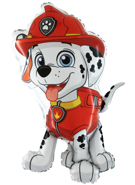 XXL Folienballon Figur - Paw Patrol: Marshall - ø 88cm